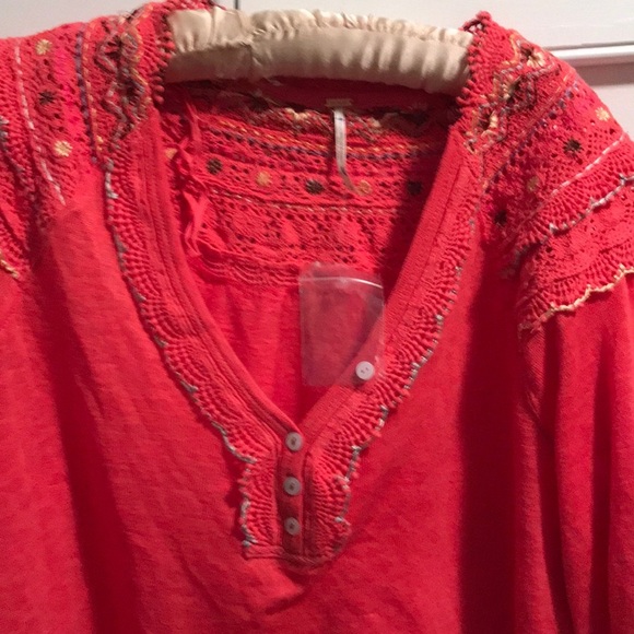 NWT Free People Siesta Fiesta embroidered tunic S - Picture 6 of 8